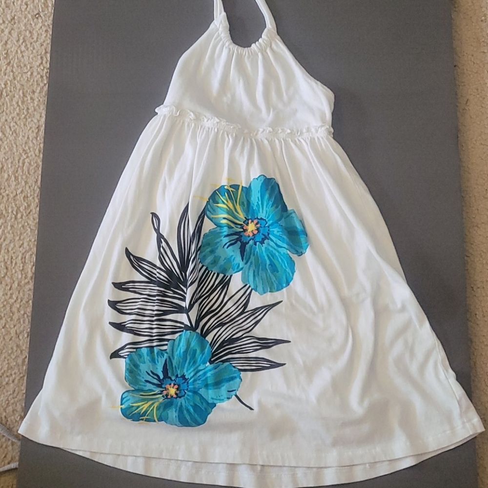 Cute Like New Girls White Halter Dress